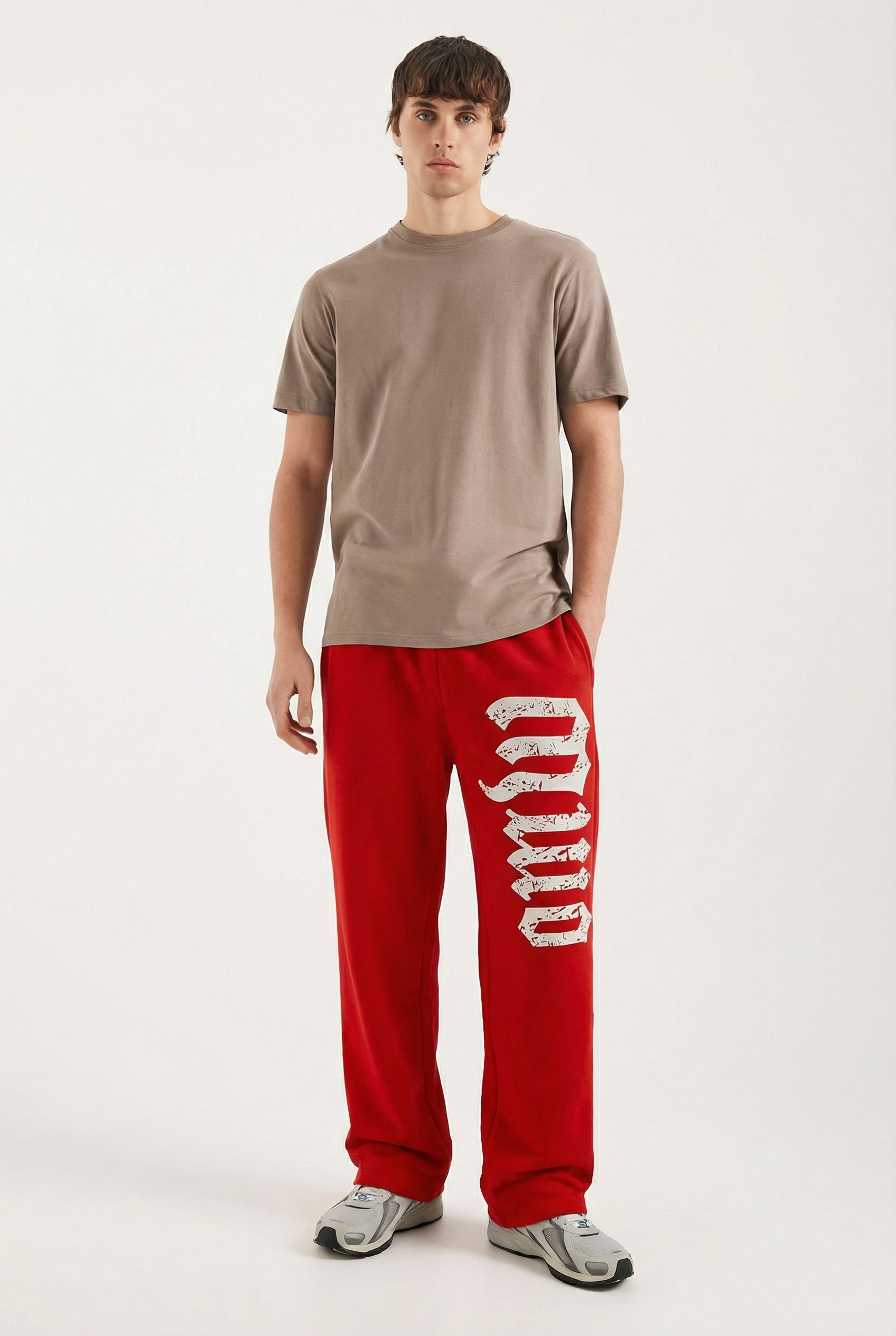 LOUNGE SWEATPANTS - RED
