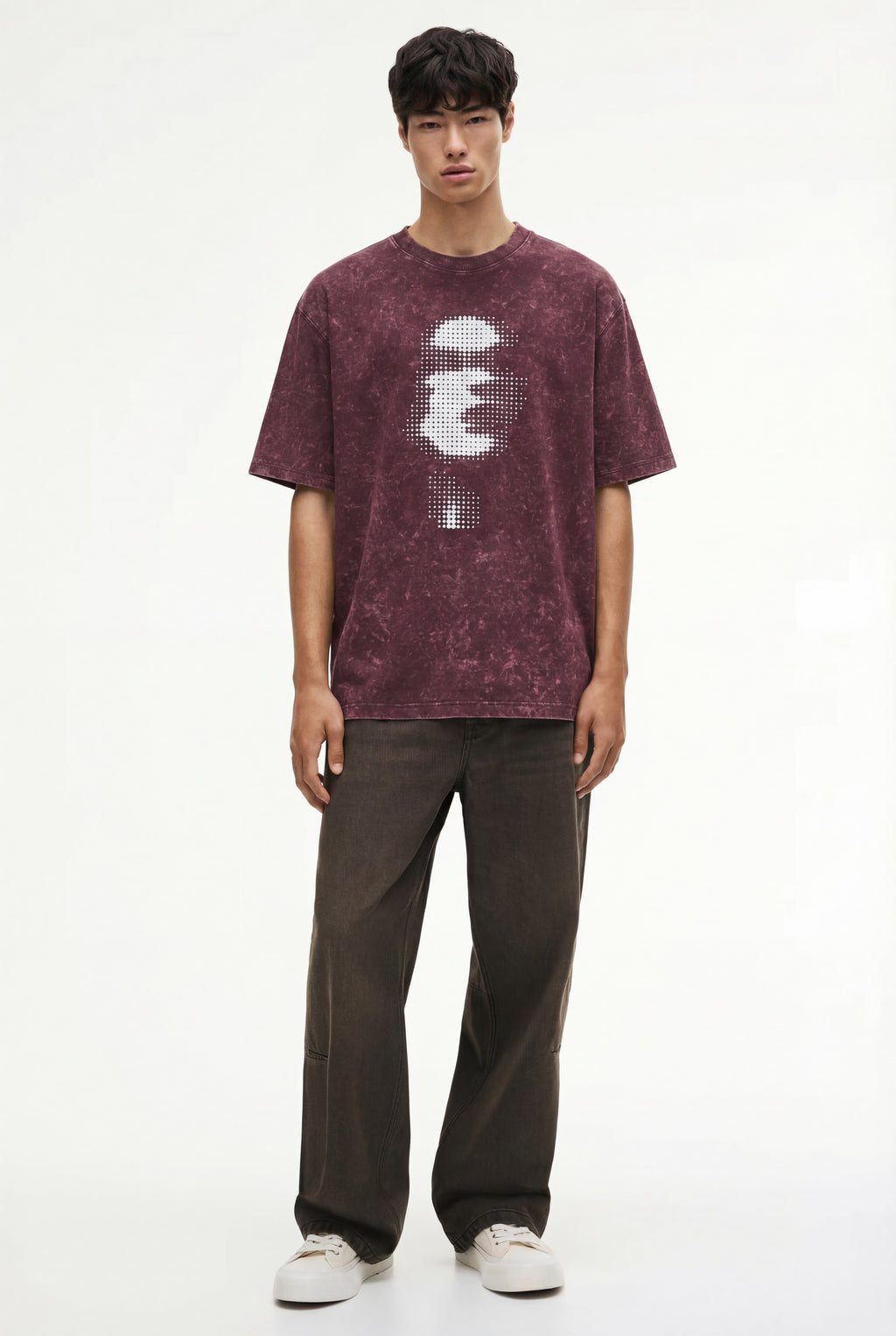 Blurred Face Oversized Tshirt