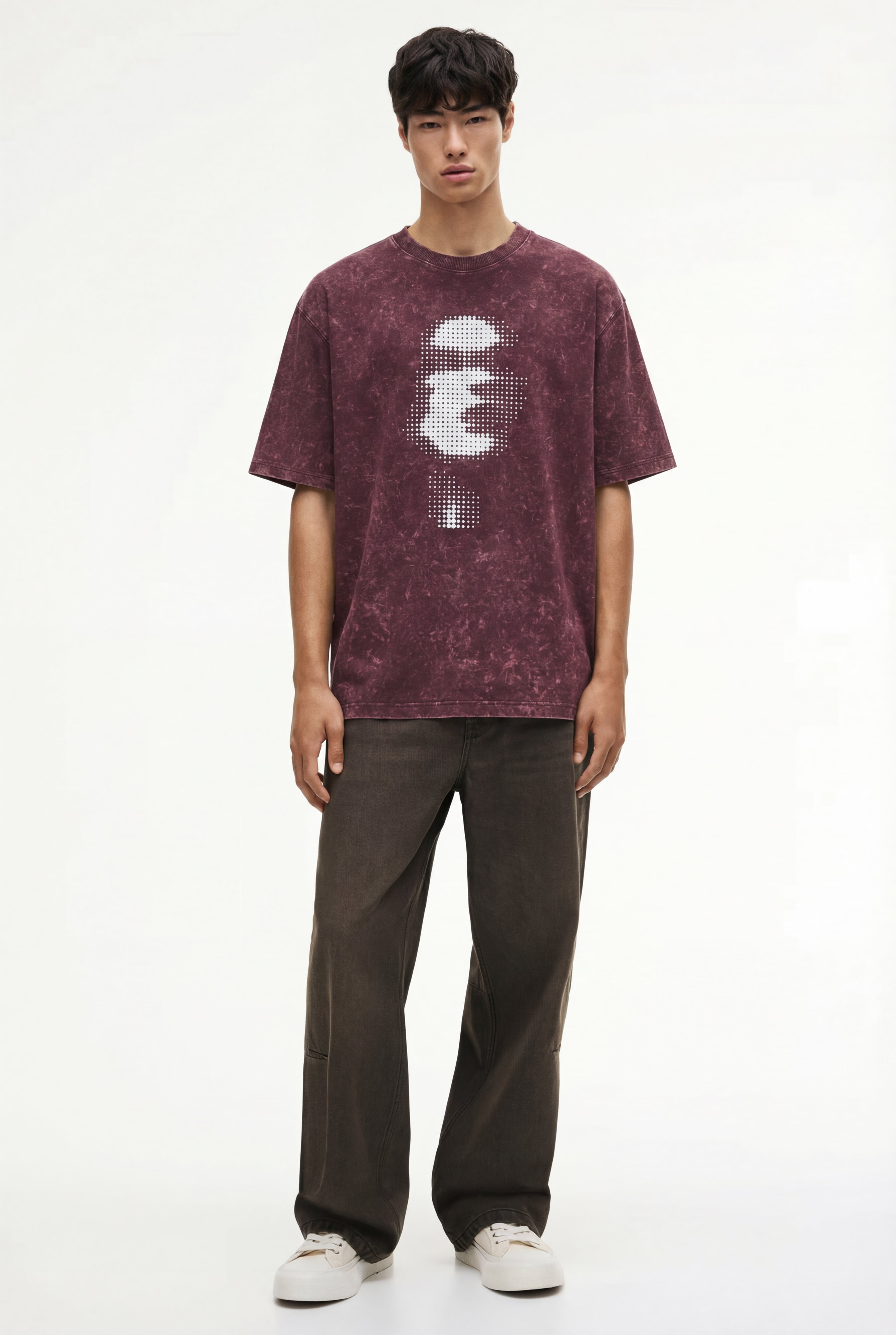 Blurred Face Oversized Tshirt