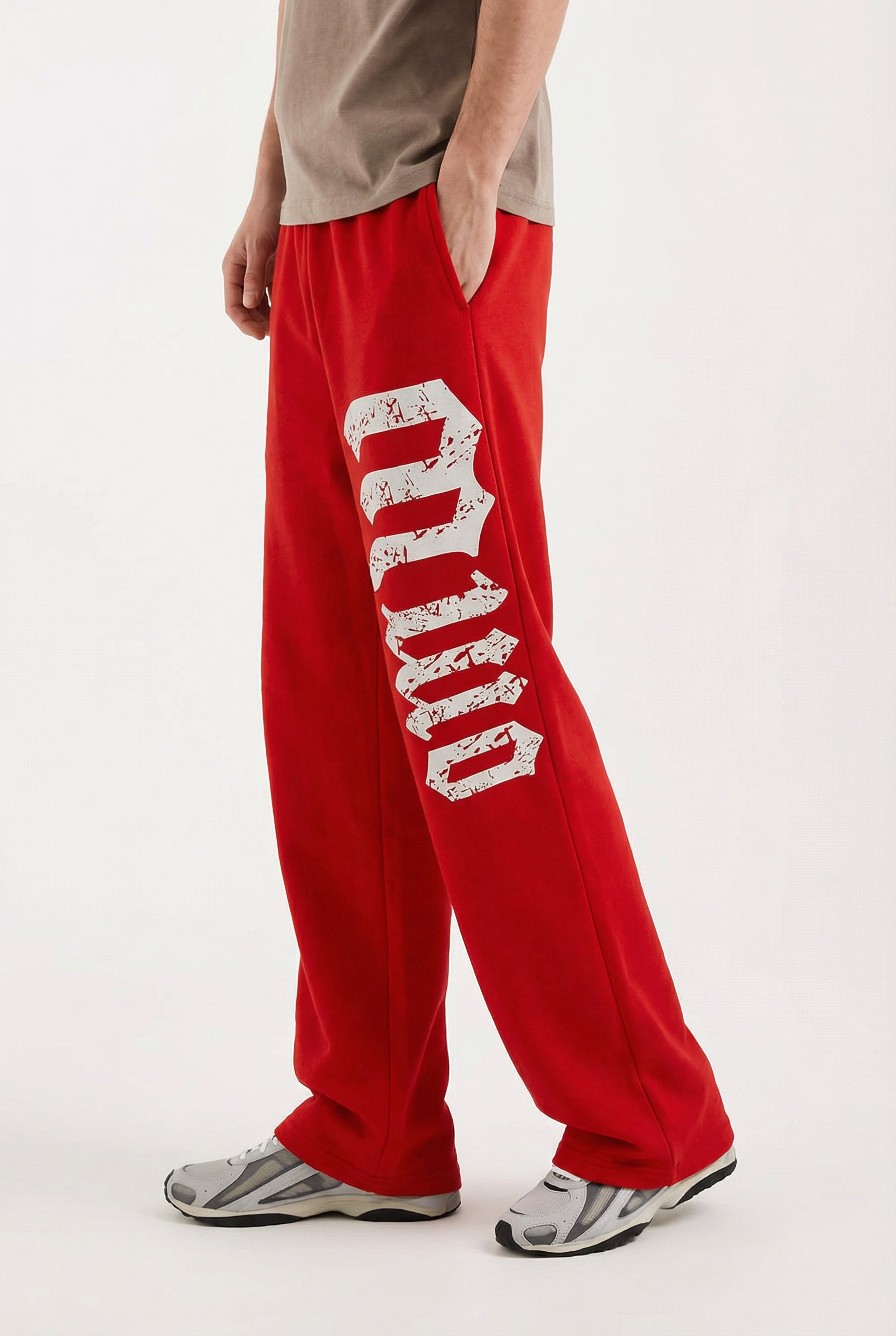 LOUNGE SWEATPANTS - RED