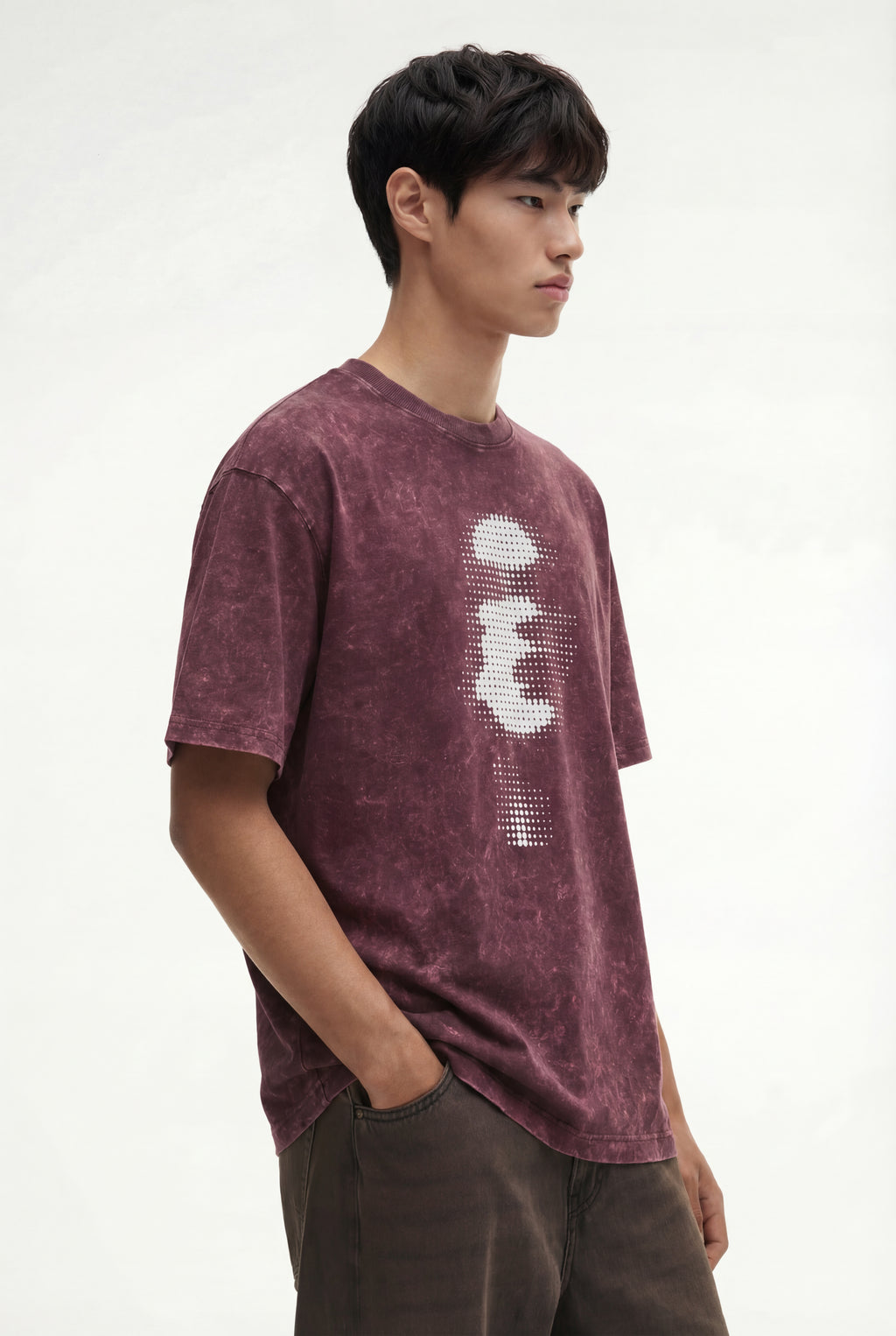 Blurred Face Oversized Tshirt