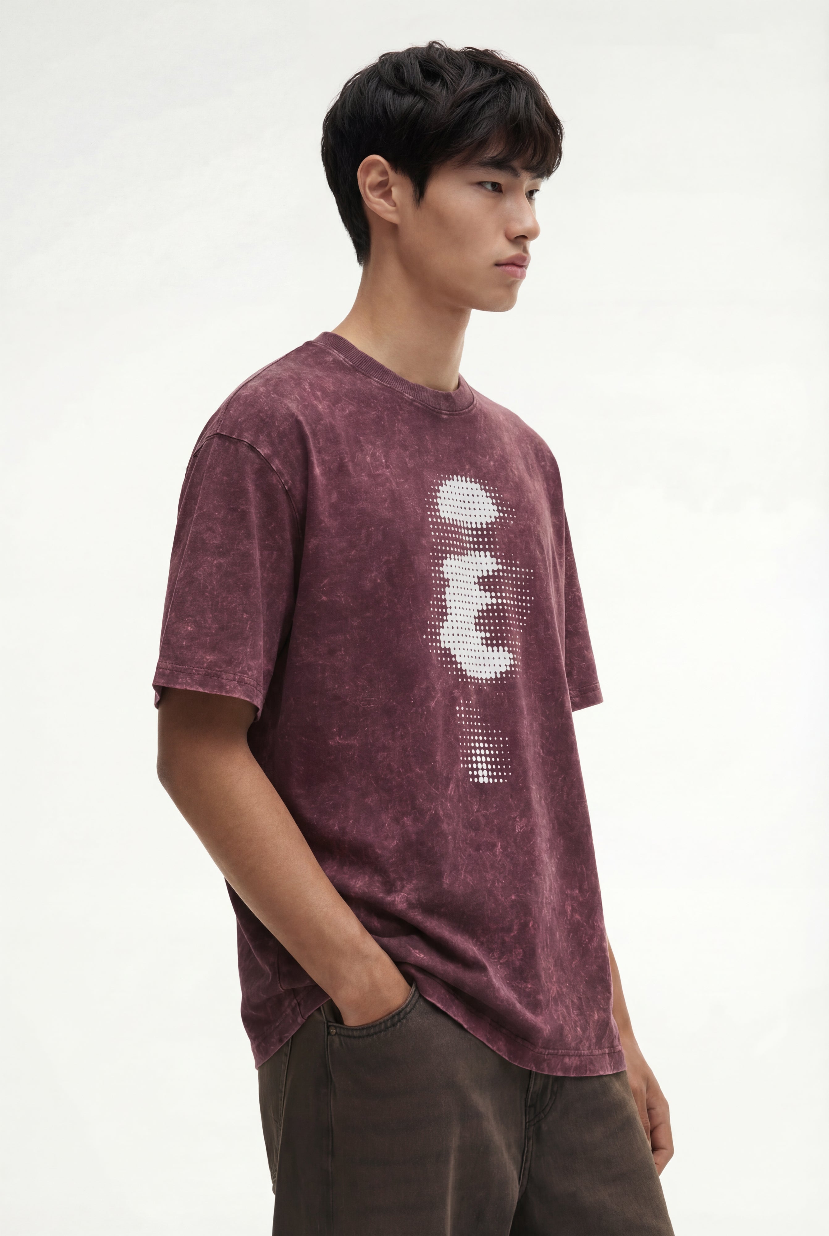 Blurred Face Oversized Tshirt