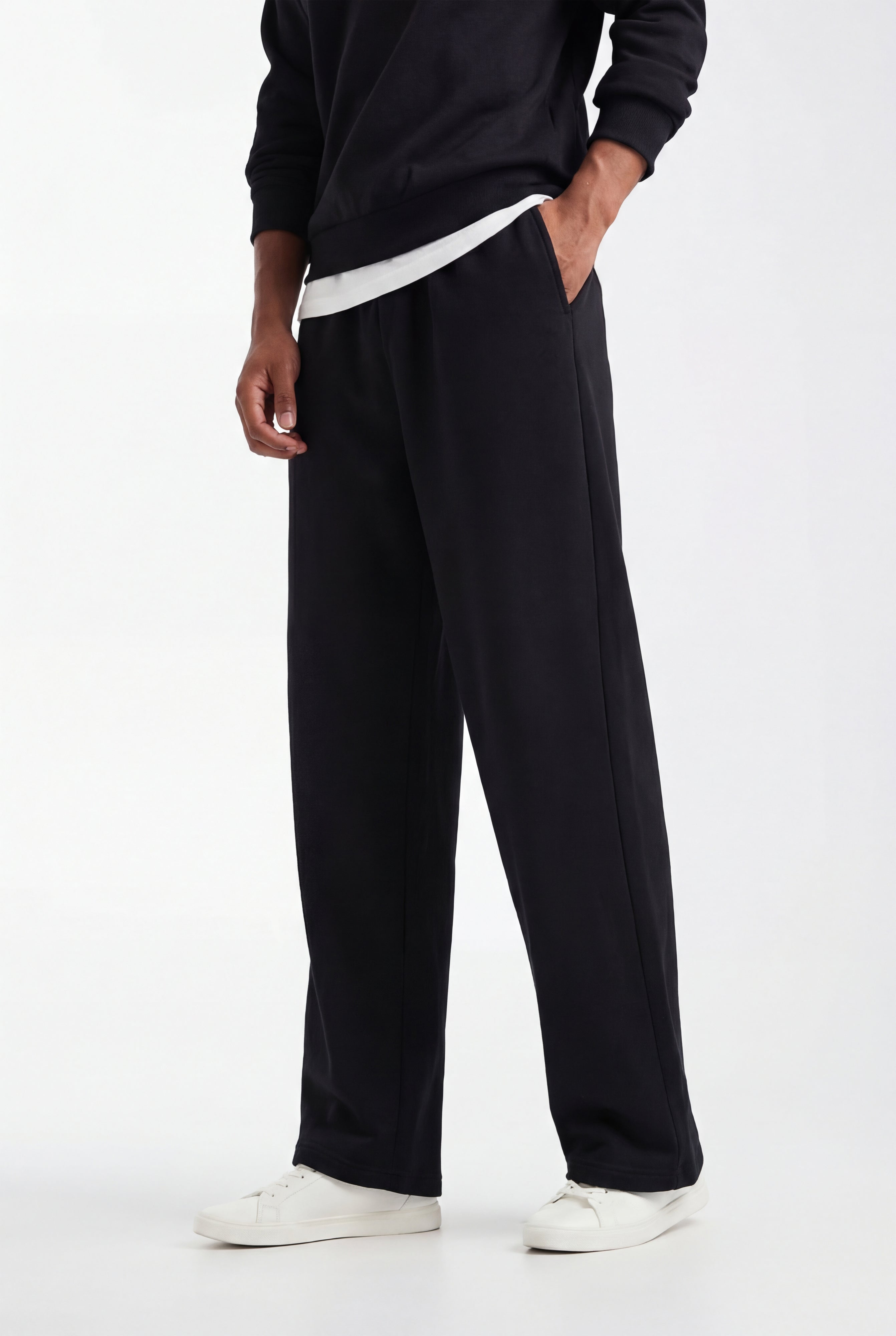 LOUNGE SWEATPANTS - BLACK