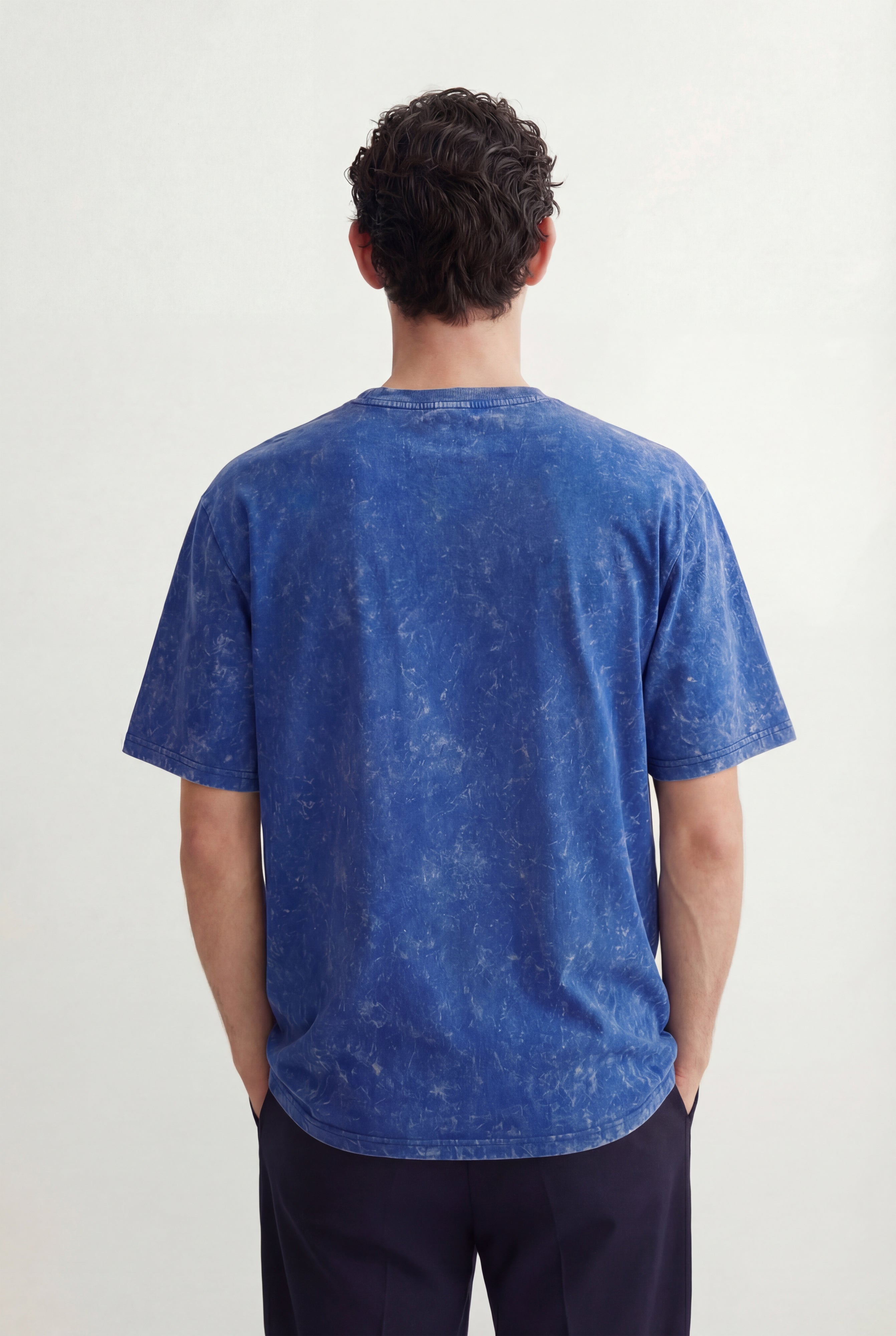 Celestial Fall Blue Oversized Tshirt