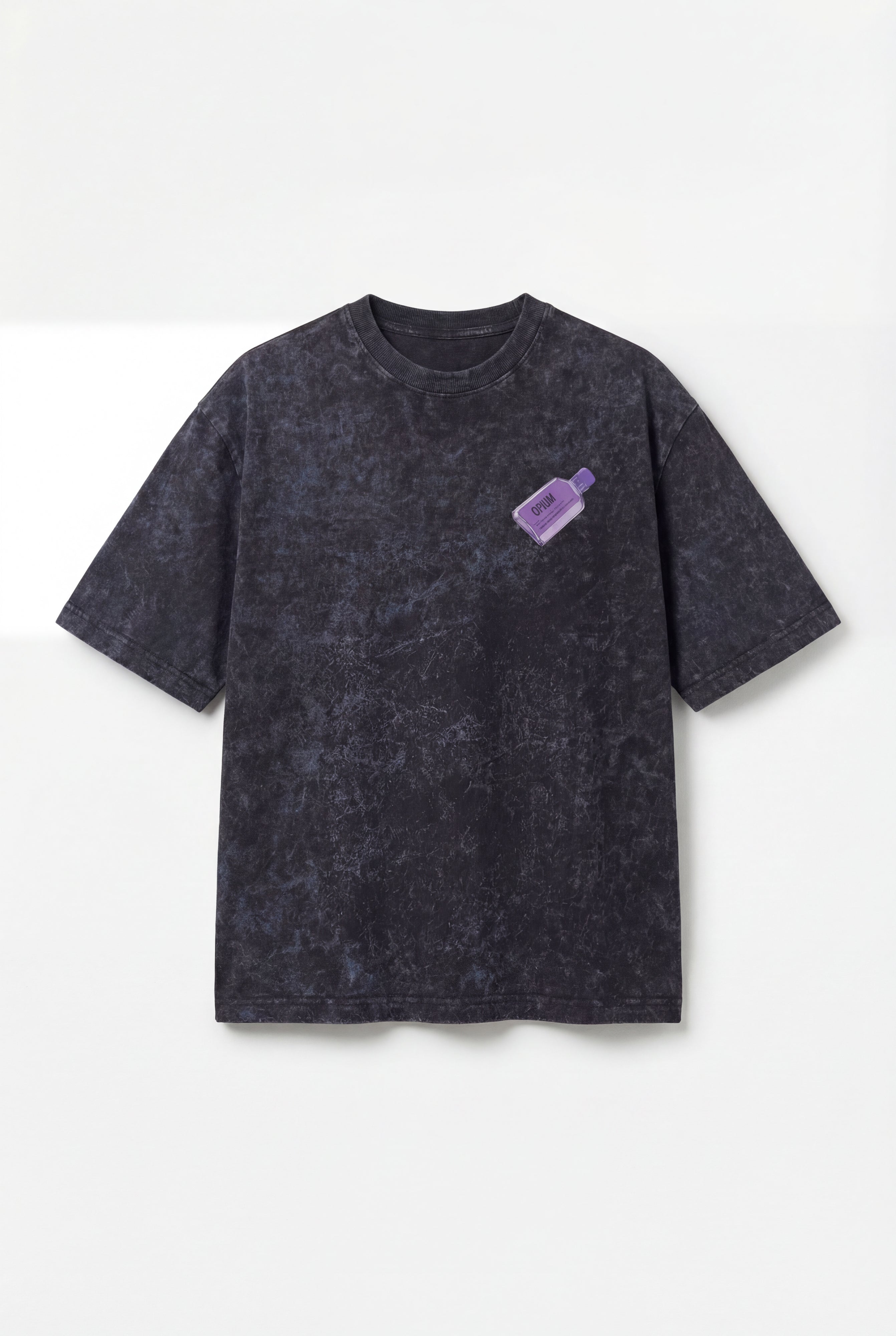 OMW Luxury Bottle Black Oversized Tshirt