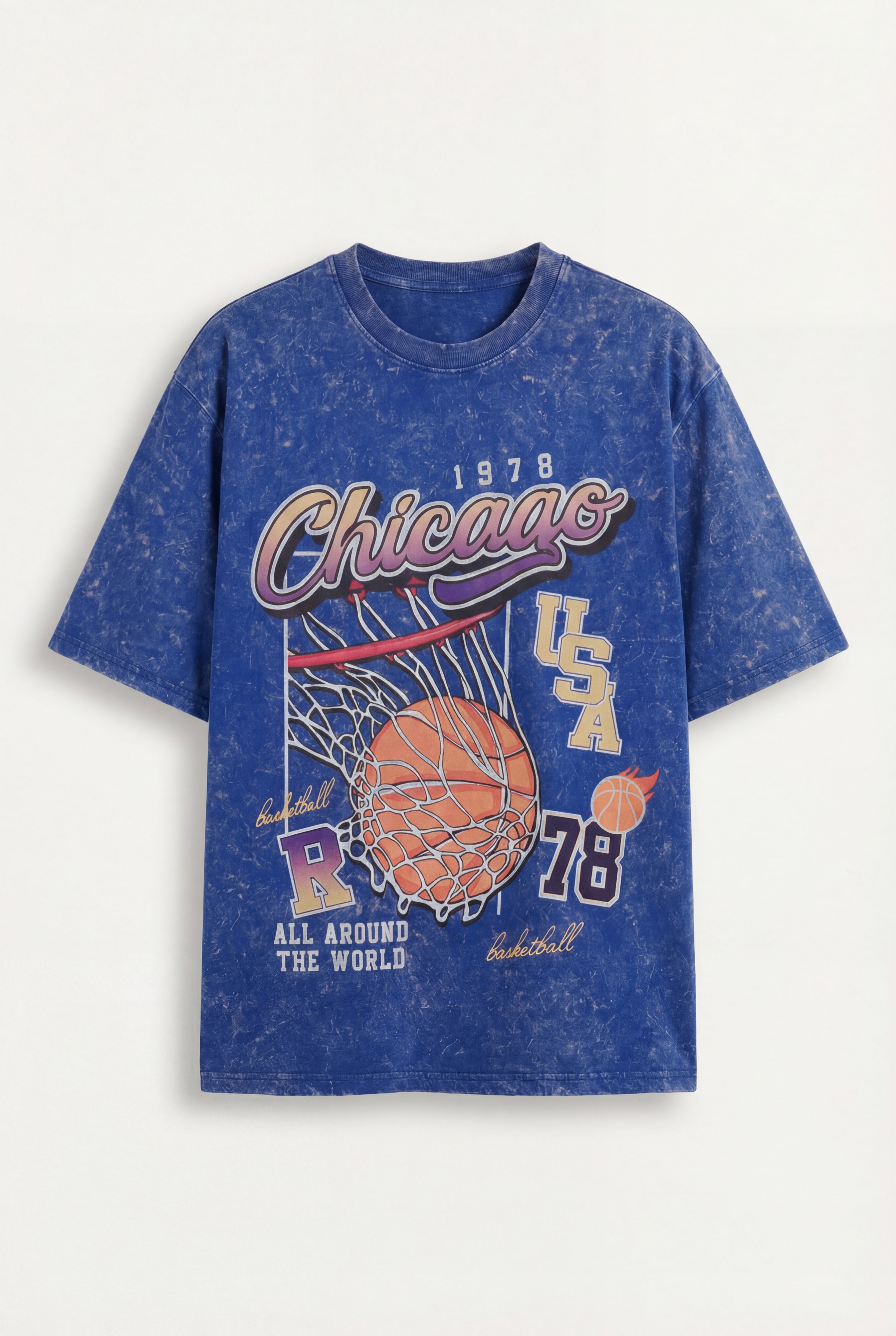 Chicago Basketball Oversized Tshirt
