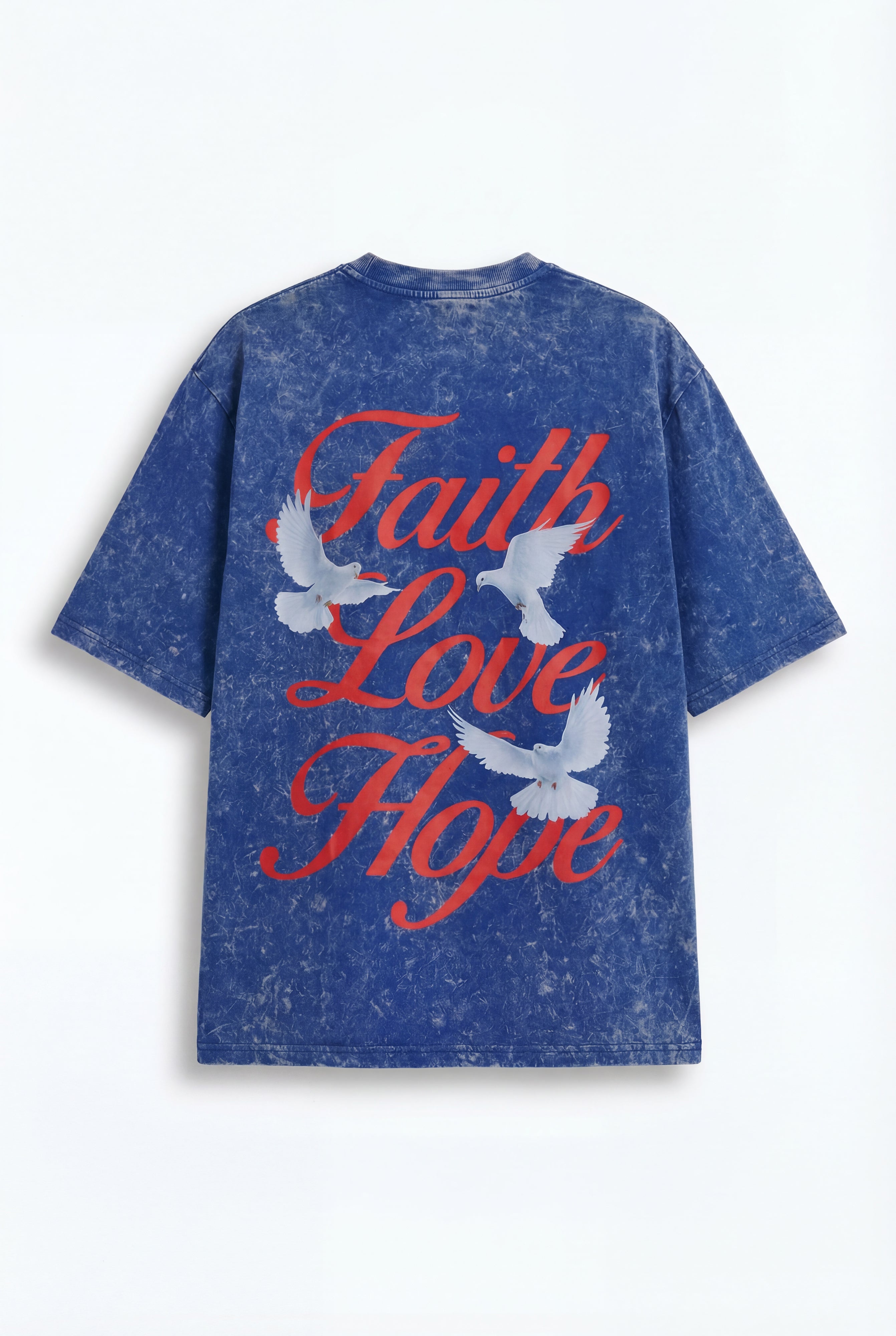 Hope Blue Oversized Tshirt